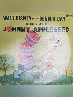 Walt Disney Johnny Appleseed Vinyl Record